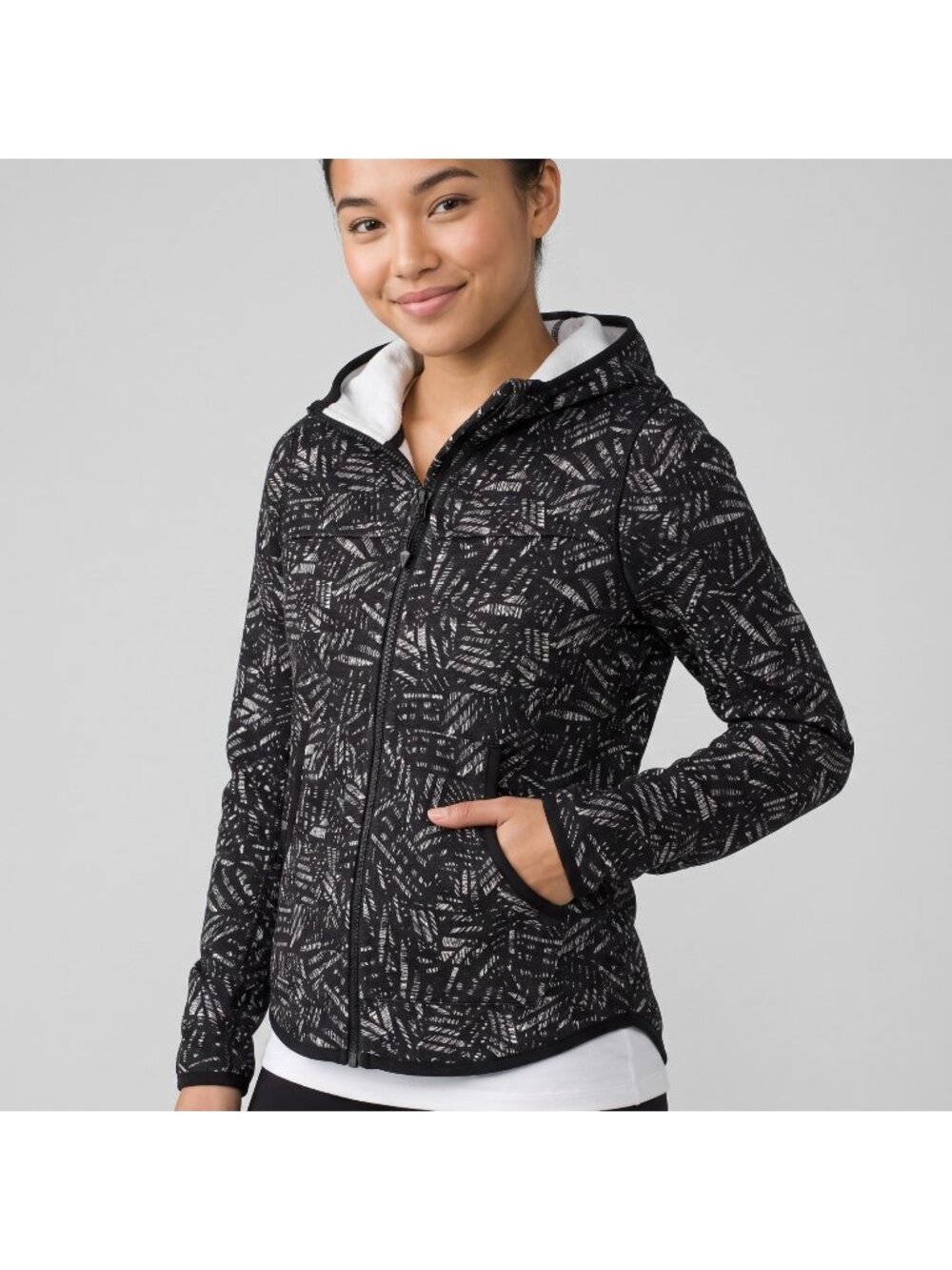 Ivivva by Lululemon Girl's Warm Moments Jacket Hoodie Sweatshirt Top in size 12
